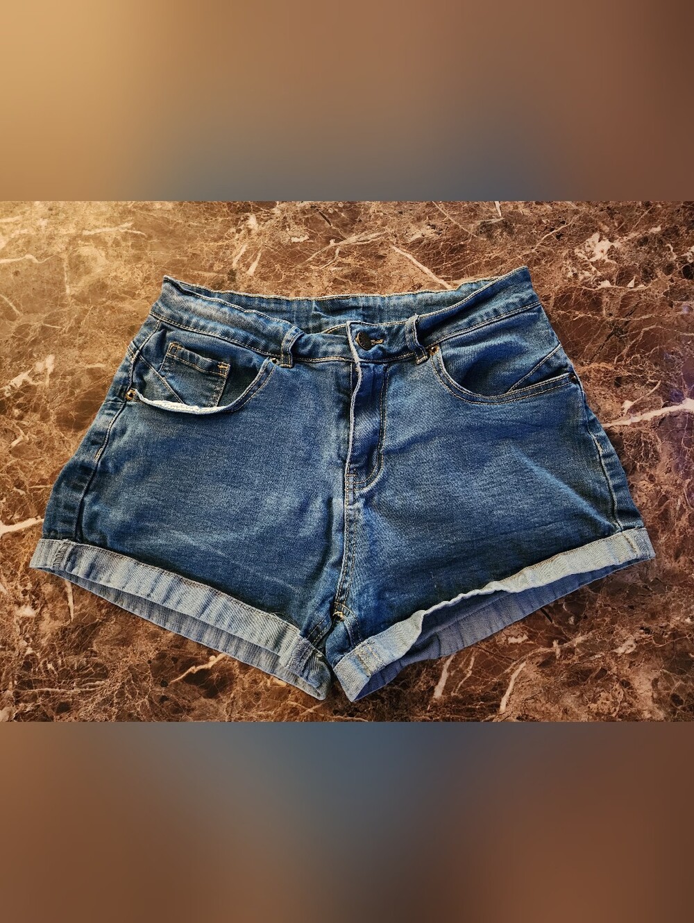 Jeans Shorts - Blue
